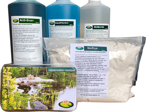 Vijver Opstartpakket voor nieuwe vijvers 