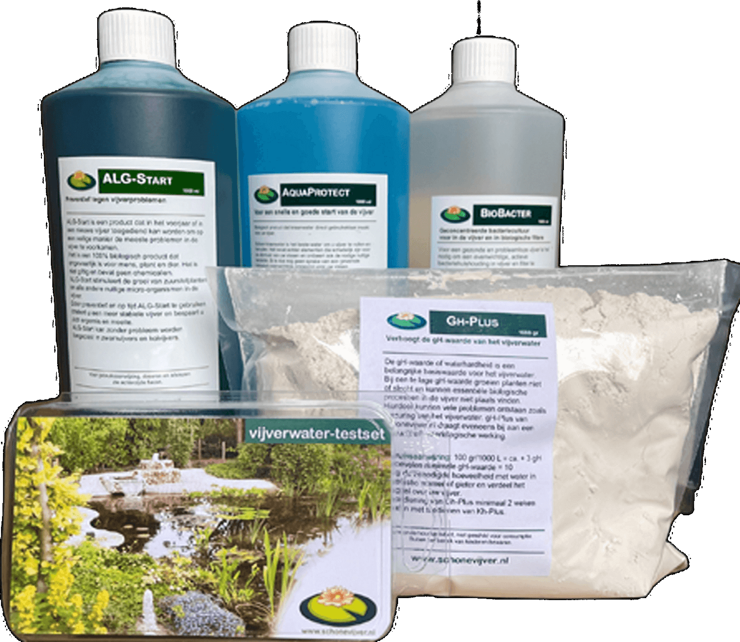 Vijver Opstartpakket voor nieuwe vijvers 