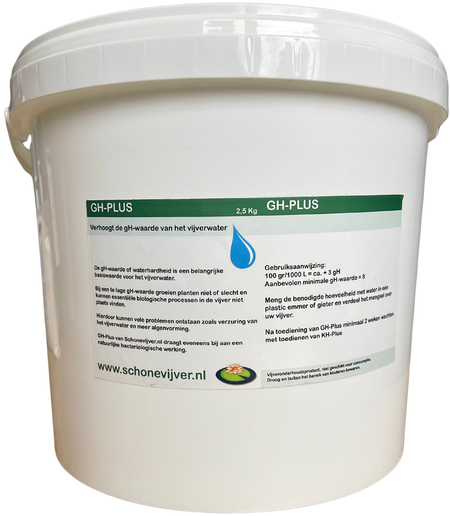 GH-Plus Verhoogt de gH-waarde van het vijverwater